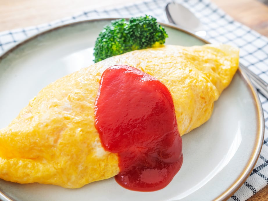 Japanese Omu Rice (Omelette Rice)